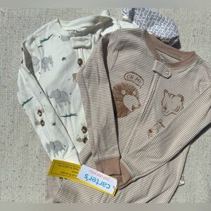 Carter’s Kids Blue Hooded Knitted 2 Piece Set Size 3T NWT